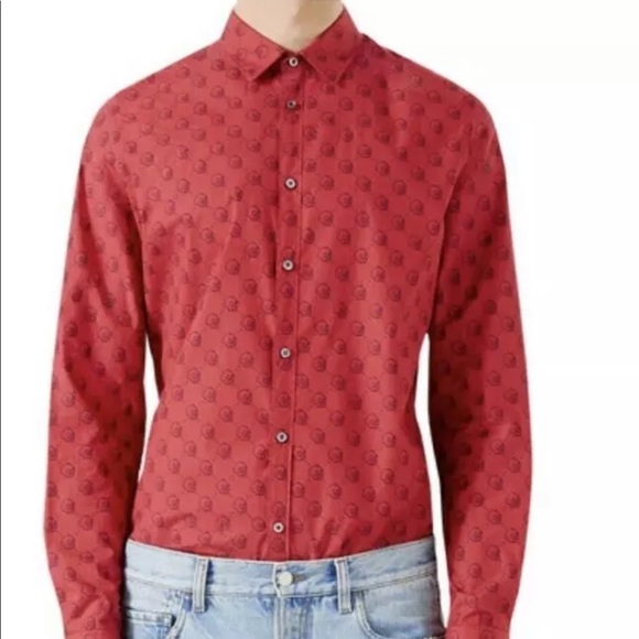 Gucci Other - Gucci Authentic Ghost Duke Shirt Signature Logo 41